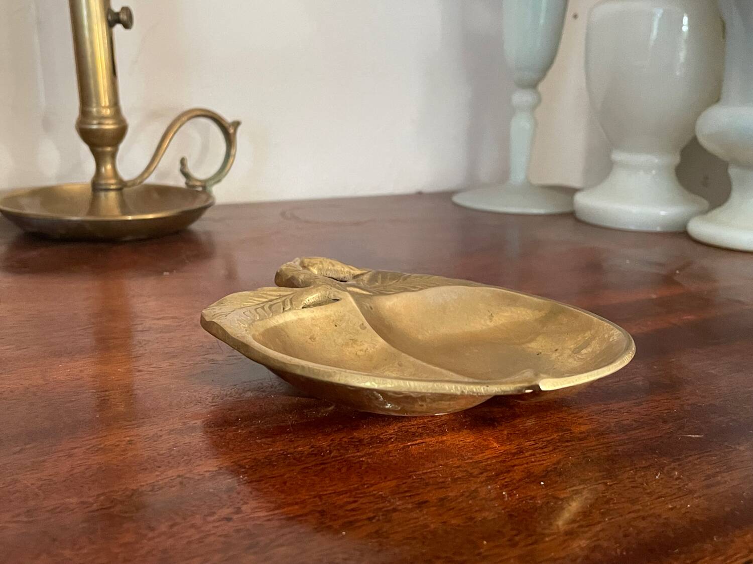 Vintage brass pocket tray