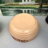 Set of 6 stackable salad bowls with foral pattern from the 50s/60s