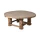 Xianping - Antique round coffee table in solid elm no. 2