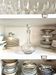 Chiseled glass liqueur carafe