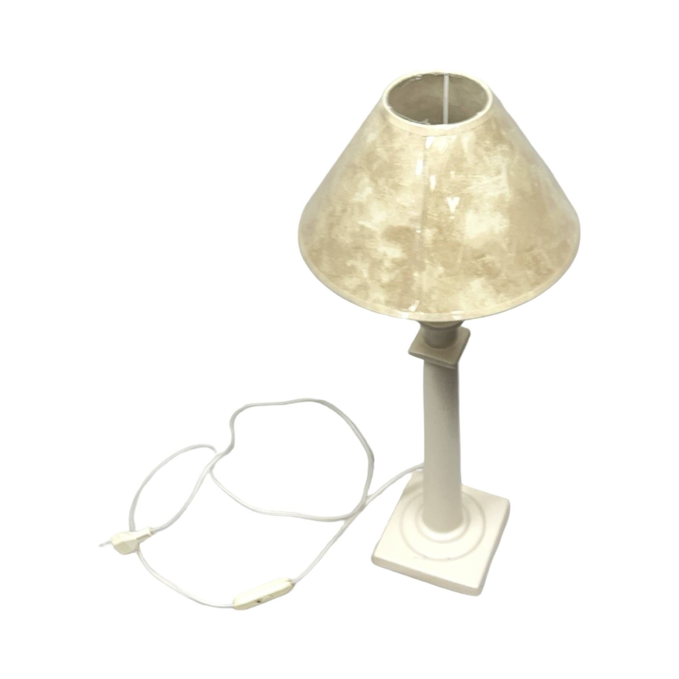 Table lamp by Kostka France (Ref. T 200), ceramic, 1980s, retro vintage