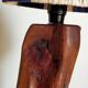 Free-form solid wood pose lamp in 1950s
