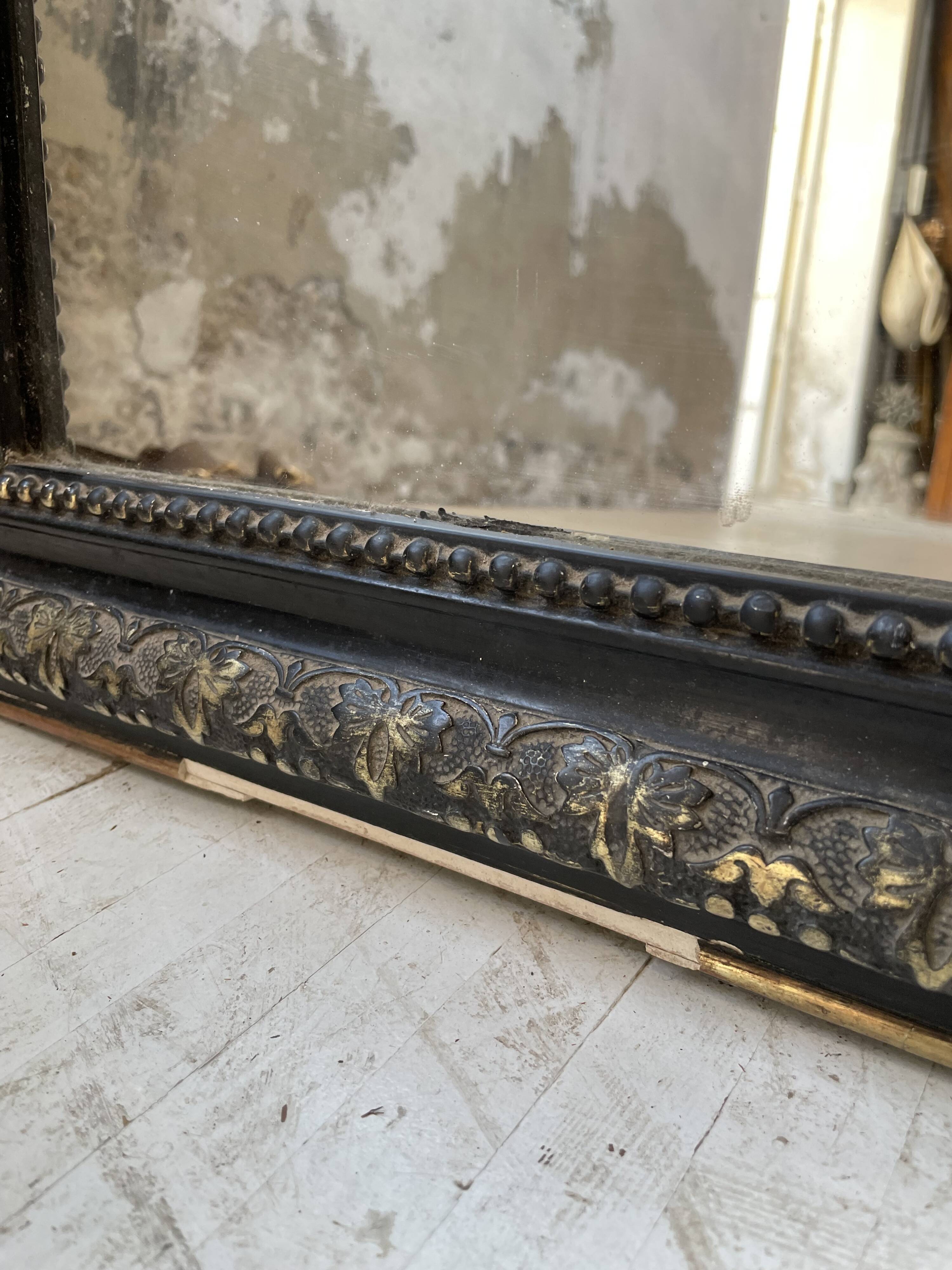 Louis Philippe XXL white mirror 2m