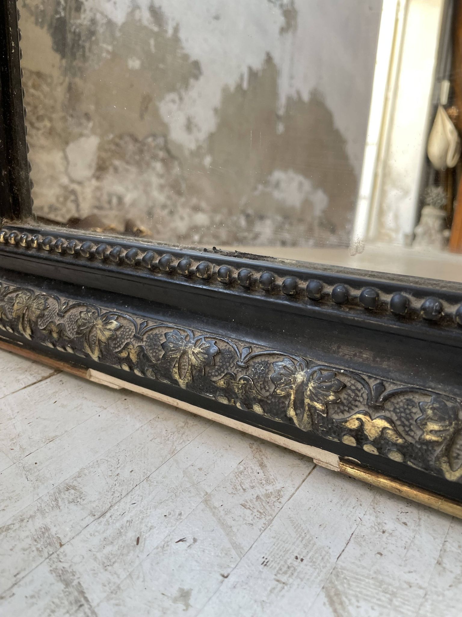 Miroir XXL blanc Louis Philippe 2m