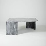 Grey marble coffee table, 1970s