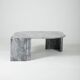 Table basse en marbre gris, 1970s