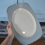 Faience dish from Salins - Orgeval model