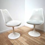 Pair of vintage Tulip chairs, Eero Saarinen