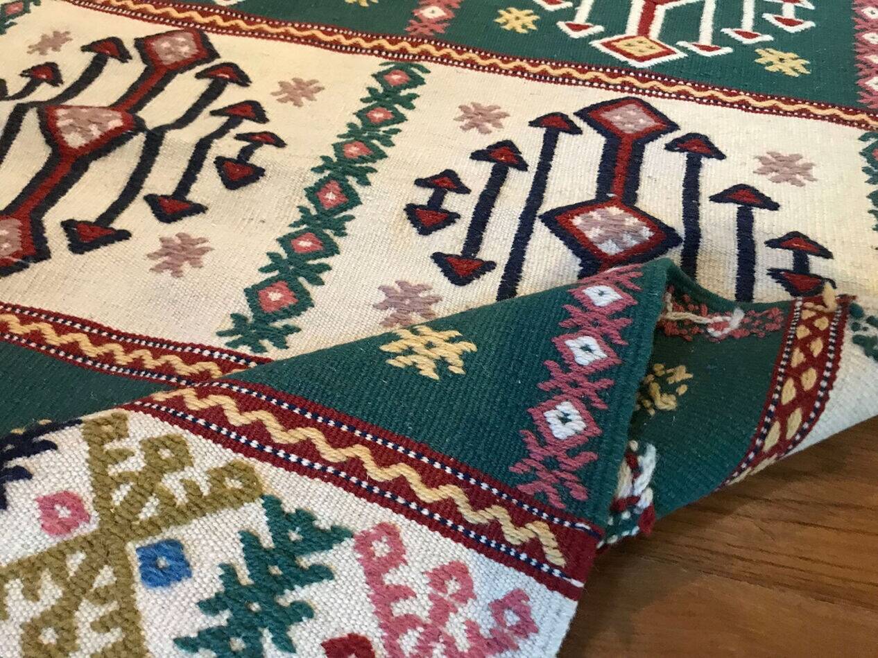 Traditional Design Handmade Kilim Runner Rug