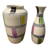 Mid-century vase from bay keramik, set of 2