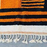 Tapis en laine pure fait main traditionnelle taille 150 x 250 cm