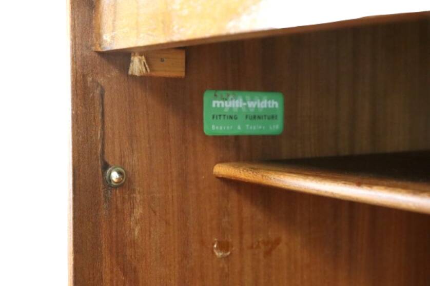 Beaver & Tapley Ltd secretaire 'Elvington' - vintage teak