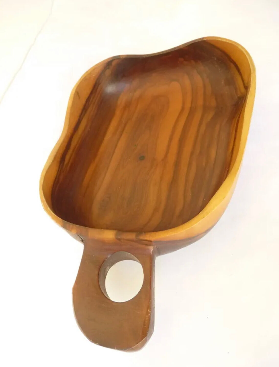 Wooden trinket bowl pear
