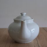 Teapot set and 9 cups with Chinese and French words