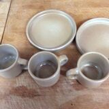 Stoneware coffee cups