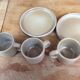 Stoneware coffee cups