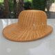 Chapeau, casque colonial, en rotin, osier, décoration murale, 1960 - 1970