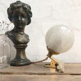 Vintage globe clip lamp