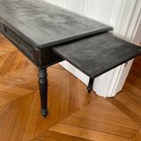 Antique Napoleon desk in blackened wood