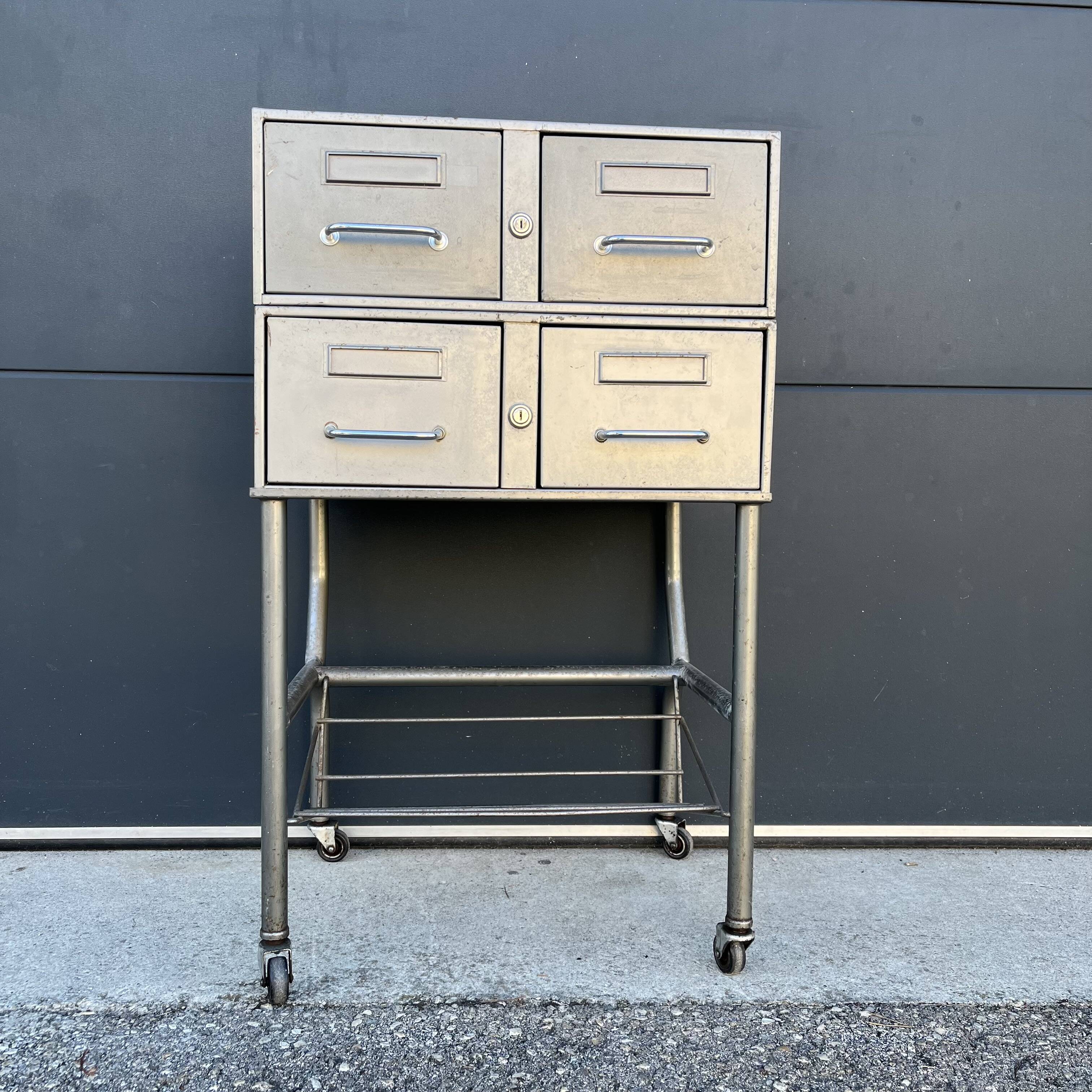 Industrial furniture with drawers