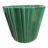 Vintage green plant pot