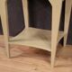 Paire de tables de chevet design peintes des années 80