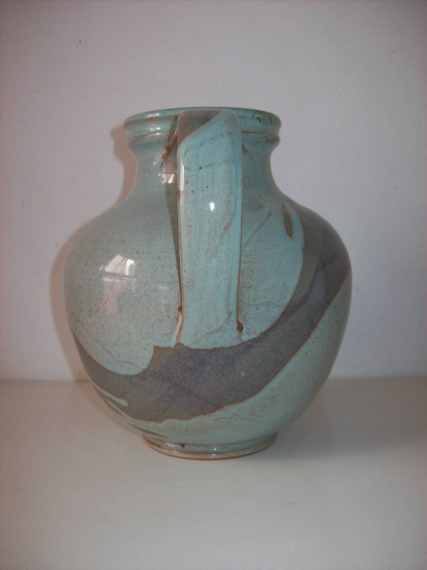 Ceramic jug signed Paturel