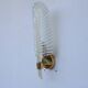 Rare Set of 2 Luxury Barovier e Toso Leaf Wall Light