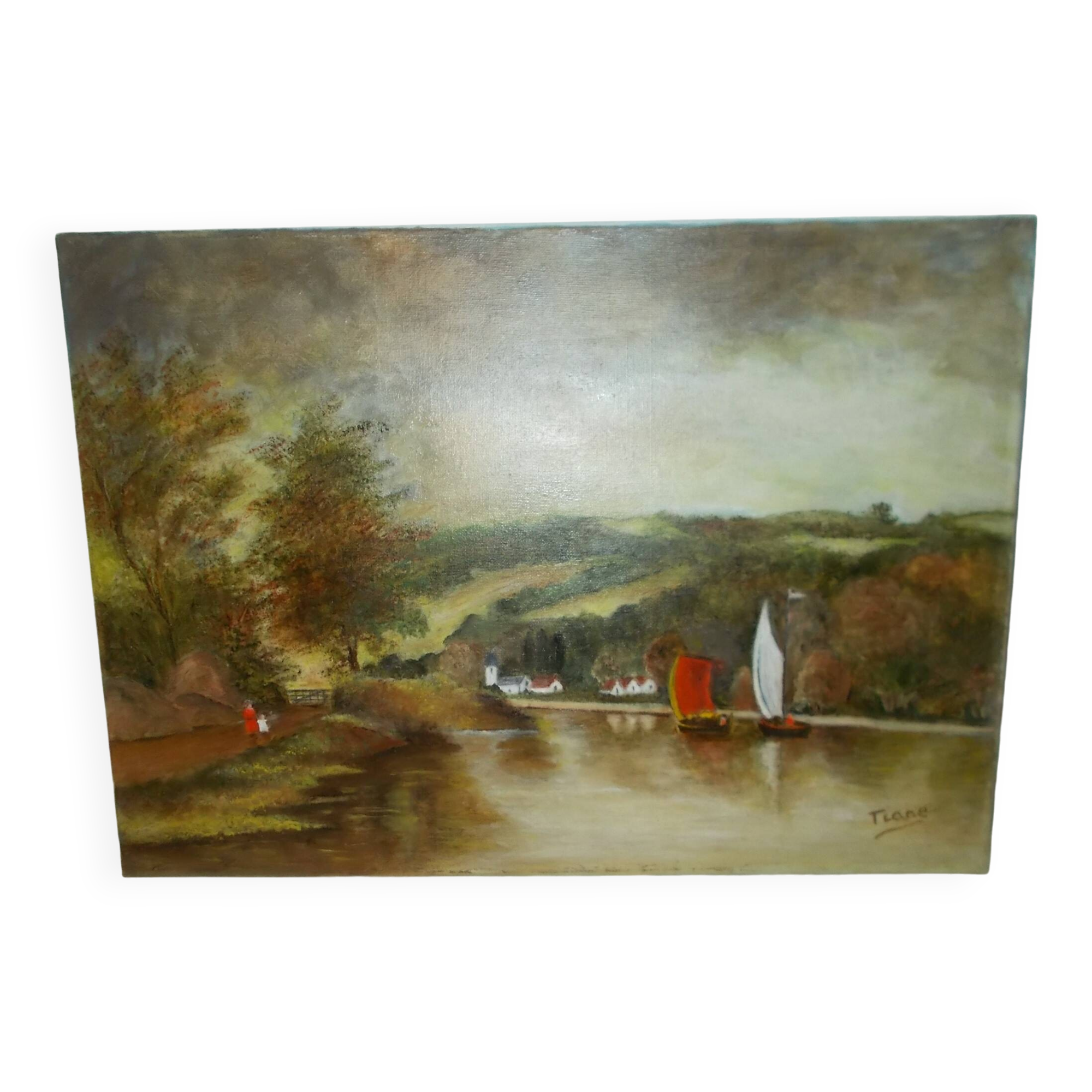 Oil painting on canvas