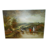 Tableau huile sur toile