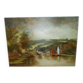 Oil painting on canvas