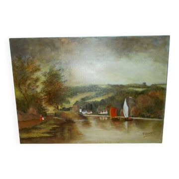 Oil painting on canvas
