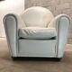 Fauteuil club Poltrona frau en cuir