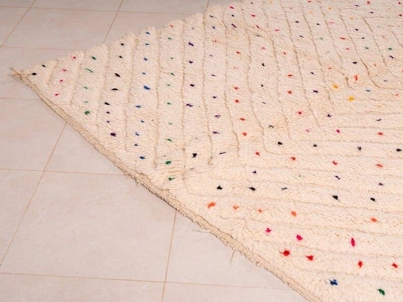 Handmade natural wool Atlas rug size 1.5/2.5 m