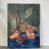 Oil pastel still life 1970