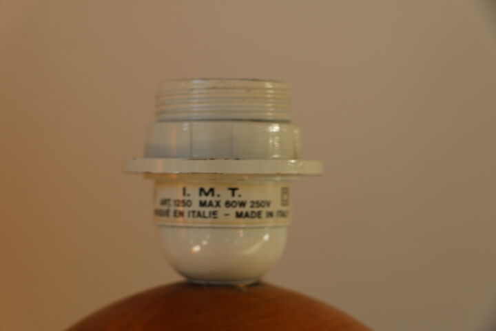 2 feet imt italy wood lamp (ball)