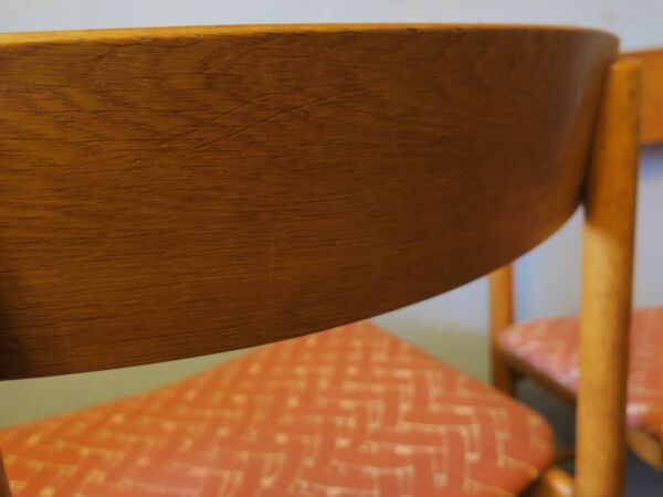 Paire de chaises de style Shaker Borge Mogensen J39 en bois d'orme massif, Danemark, années 1950