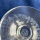 7 coups à champagne en cristal gravé  Baccarat