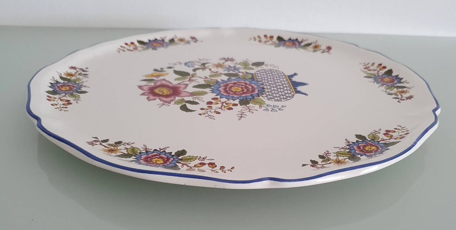 Flowery pie dish - Saint Clément