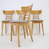 Four Dining Chairs by Ton, Czechoslovakia