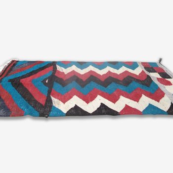 Kilim boucherouite rayé