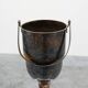 Art Deco silvered copper Champagne bucket on stand, France 1910