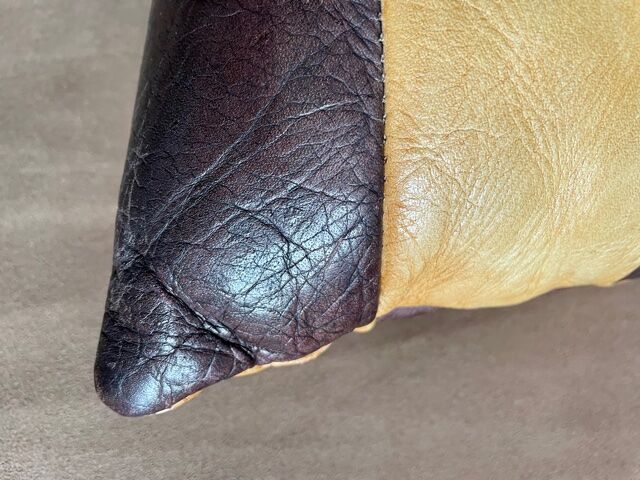 Leather cushion 1960/1970