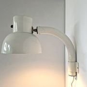 White metal wall lamp by Hans Agne Jakobsson for AB Markaryd, Sweden 1970's
