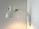 White metal wall lamp by Hans Agne Jakobsson for AB Markaryd, Sweden 1970's