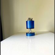 Vintage SAROME Japan Table lighter in Blue Plastic