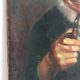 Portrait in oil former captain
