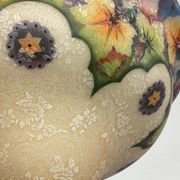 Lampe en verre peinte à la main Art Nouveau