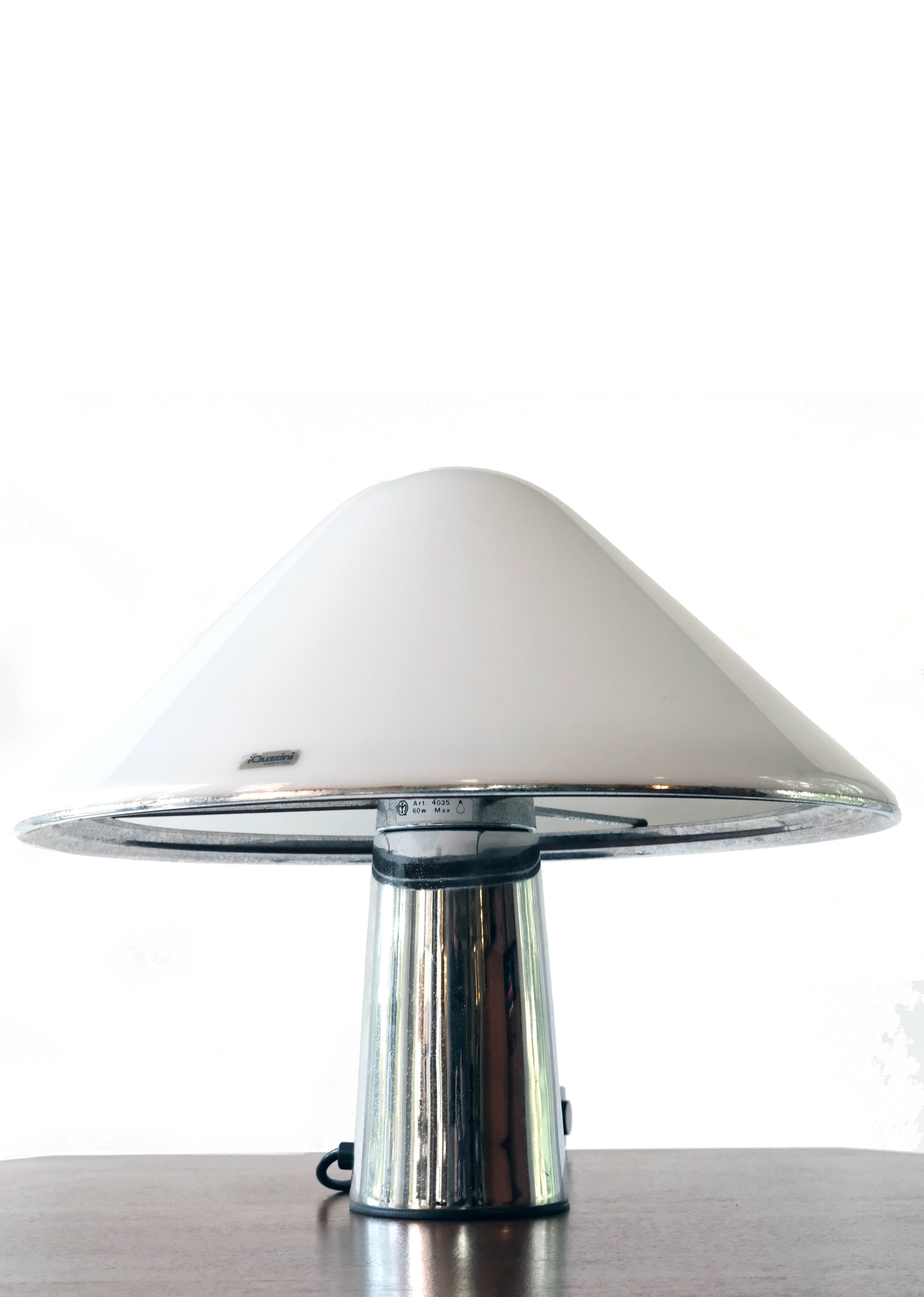 Tablelamp by Harvey Guzzini Model Mushroom, Italy 1970's
