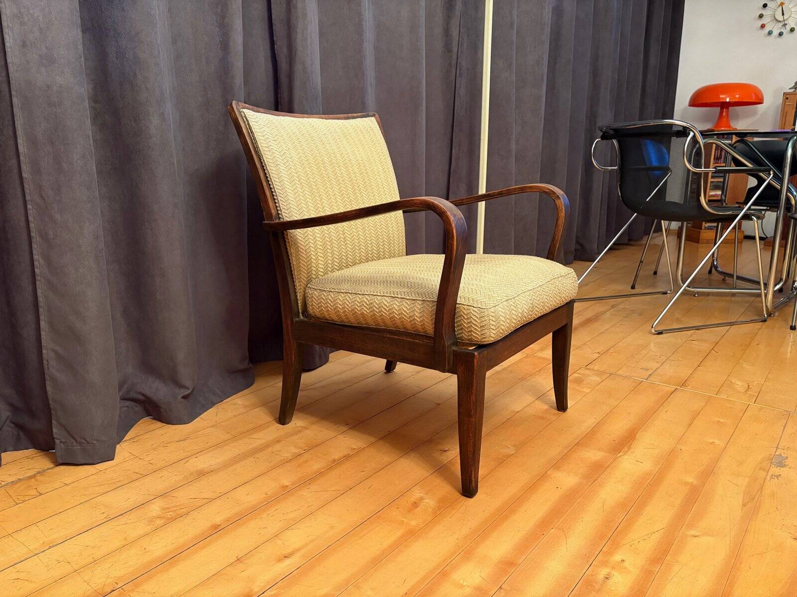 Vintage German armchair by Wilhelm Knoll, 1950s
